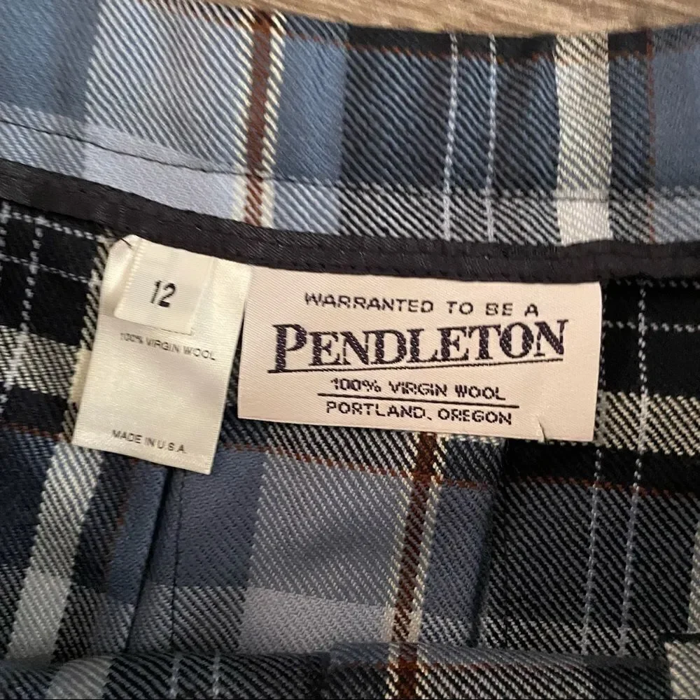 Pendleton midi 100% virgin wool skirt NWT